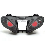 Motorcycle Custom HID Projector Headlight Assembly Angel Eye LED Headlight For Yamaha YZF R6 08-15 Headlamp Faros Led Moto Farol - Image 4