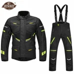 SWEEP Motorcycle Jacket Waterproof Motocross Jacket Windproof Motorcycle Rally Suit Moto Jacket Cold-proof Chaqueta Moto